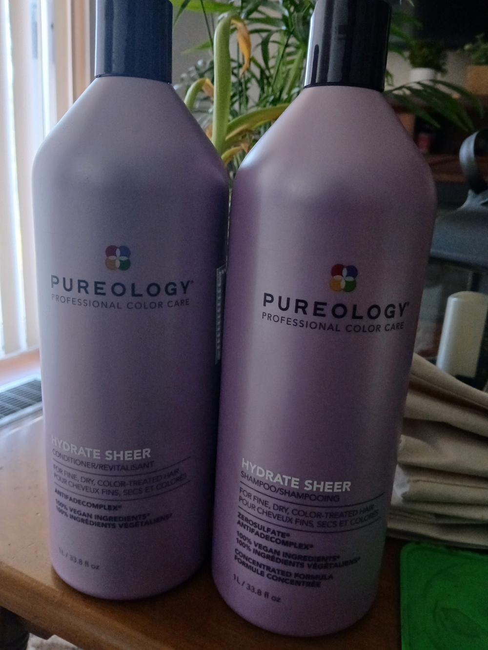 Pureology Hydrate Sheer Duo - Light Purple Bottles